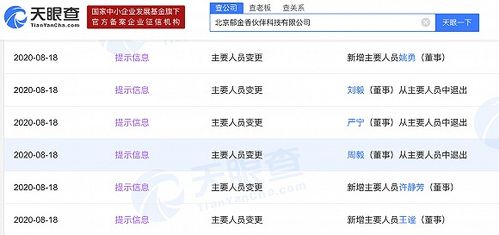 人事變動(dòng)與技術(shù)戰(zhàn)略轉(zhuǎn)型 原CFO周毅卸任北京郁金香伙伴科技董事，聚焦軟件技術(shù)轉(zhuǎn)讓